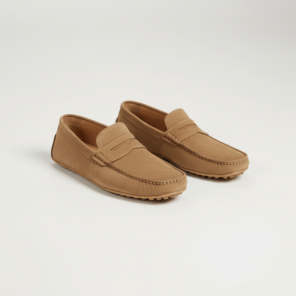 Męskie buty płaskie, mokasyny. Idealne na wiosnę/lato. Komfortowe i eleganckie, z miękką wkładką.