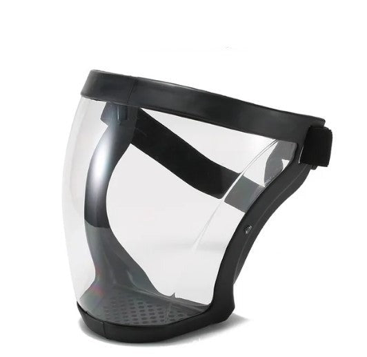 Lekka, komfortowa przyłbica ochronna na twarz unisex. Przezroczysta, idealna do codziennego użytku.