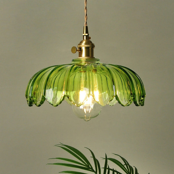 Biała lampa wisząca szklana, harmonijne oświetlenie do jadalni, sypialni, salonu, dekoracja.