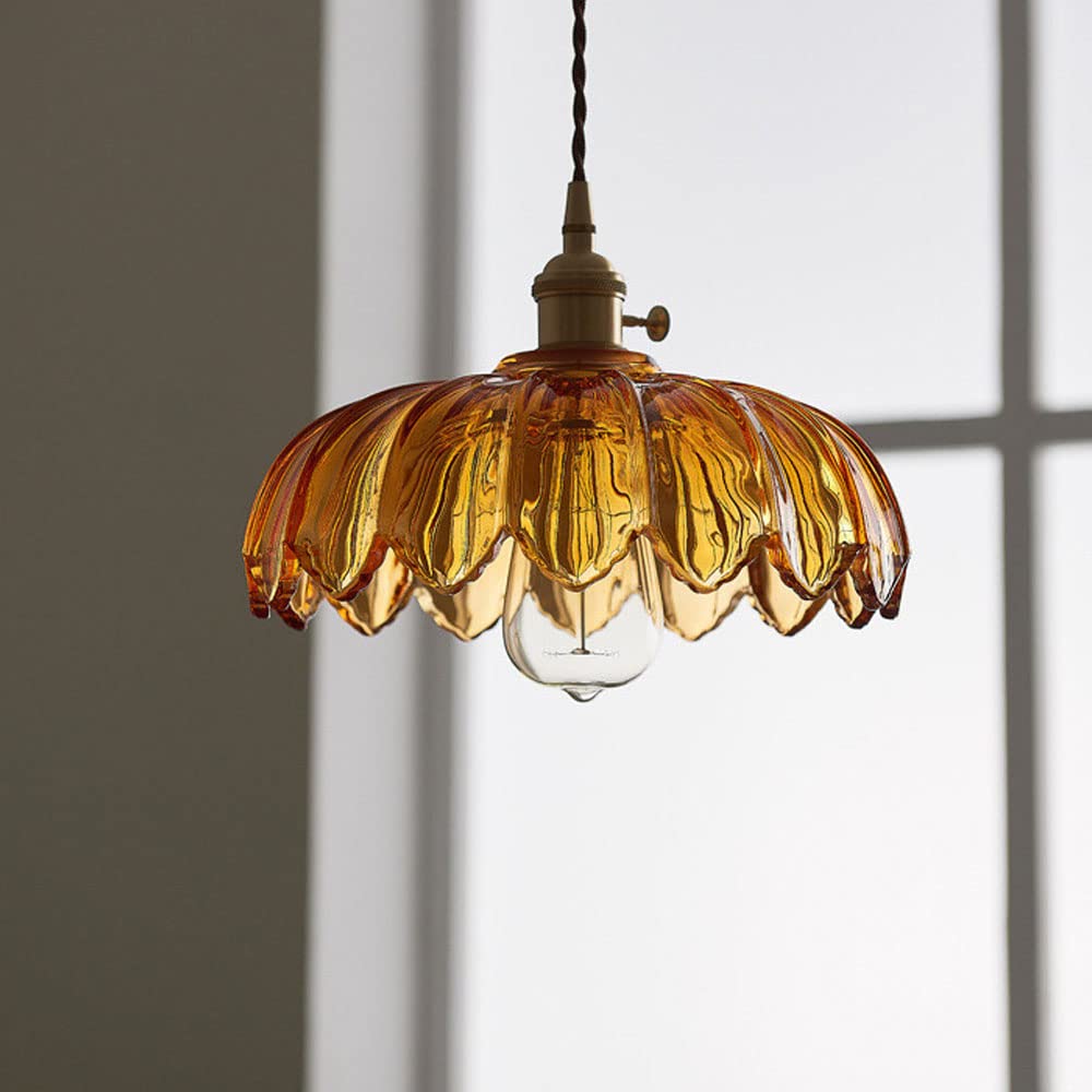 Designerska lampa wisząca szklana, nowoczesna, stylowa dekoracja sufitowa, idealna do salonu.
