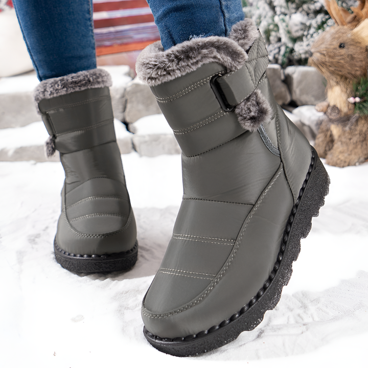Wytrzymałe męskie/damskie śniegowce zimowe. Wodoodporne buty outdoorowe z antypoślizgową podeszwą na mróz i śnieg.
