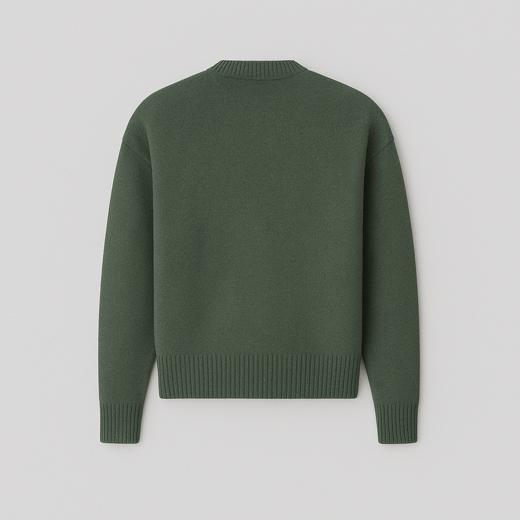 Sweter damski z sercem, luźny fason oversize, must-have do każdej damskiej stylizacji.