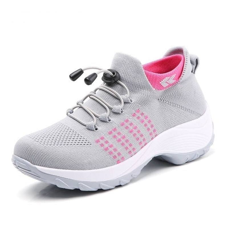 Casualowe damskie sneakersy Theresa na platformie, modne i wygodne buty w miejskim stylu.
