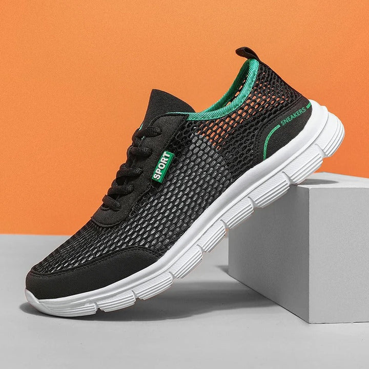 Męskie sneakersy Jaromir w nowoczesnym stylu. Wygodne, sznurowane obuwie sportowe na każdy dzień.