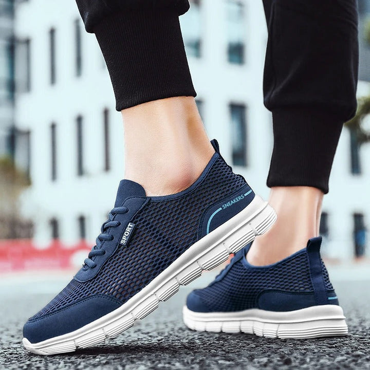Męskie, wygodne sneakersy Jaromir. Przewiewne, lekkie buty sportowe idealne na co dzień.