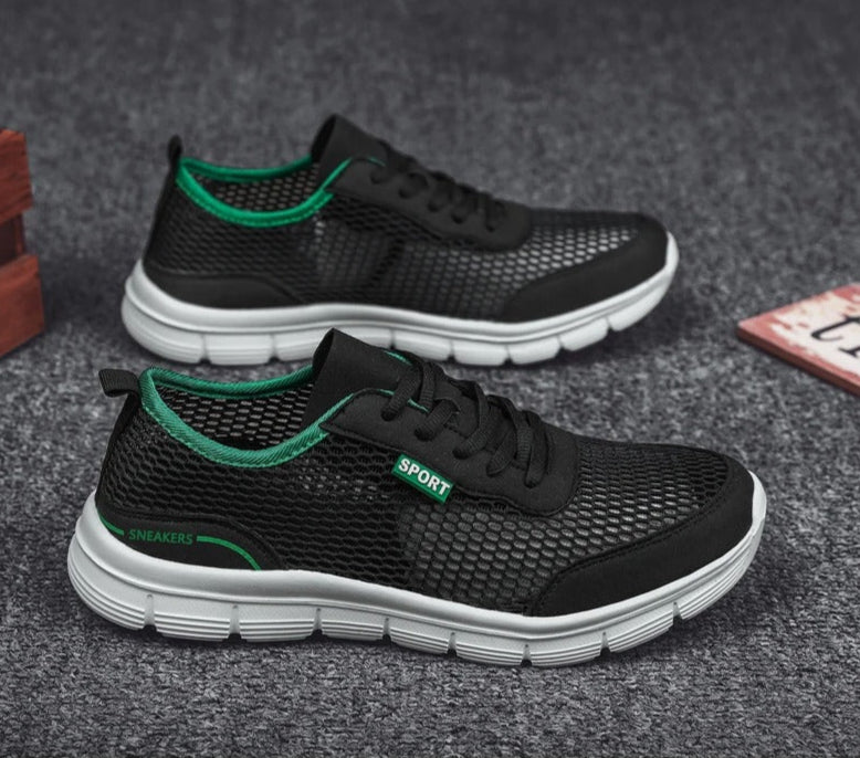 Sznurowane męskie buty Jaromir. Komfortowe sneakersy sportowe, idealne do miejskiego stylu i spacerów.