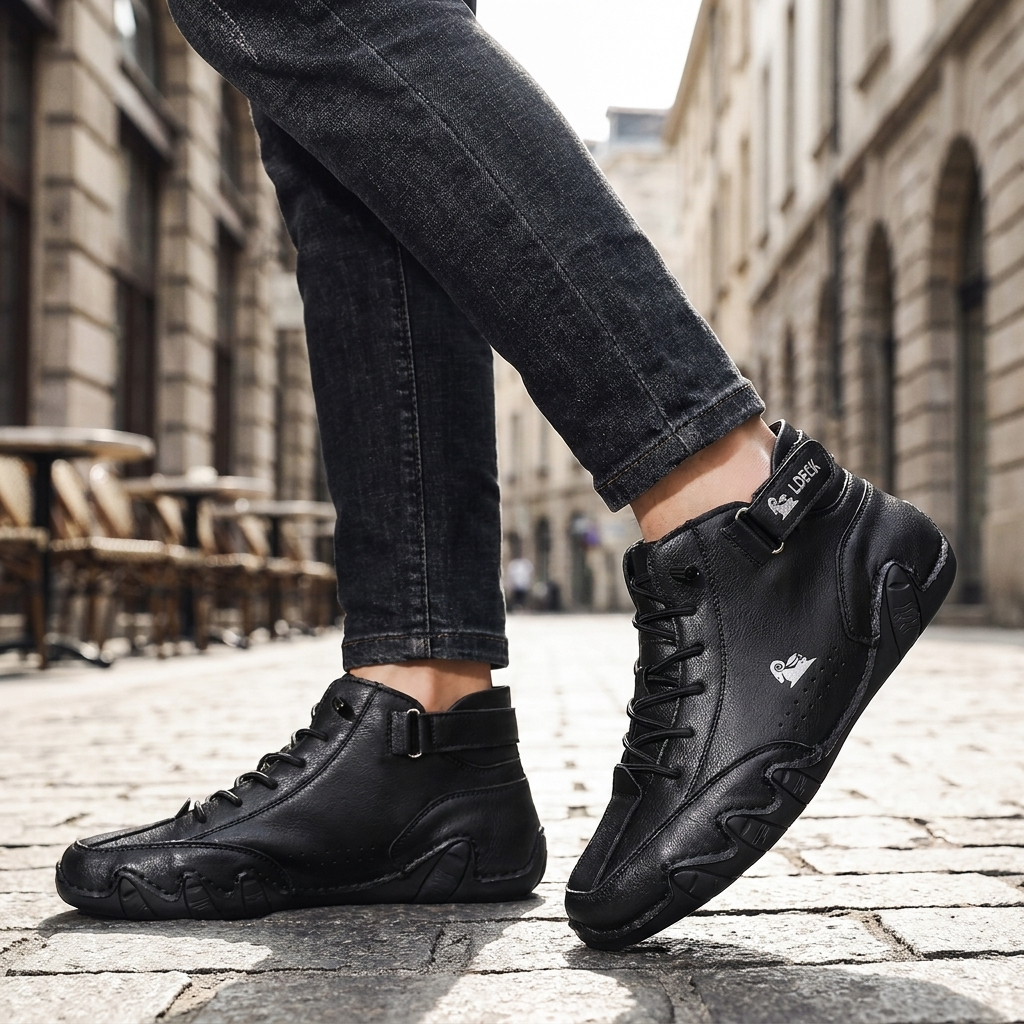 Męskie buty barefoot wsuwane z szerokim noskiem. Komfortowe, lekkie, idealne do naturalnego chodu.