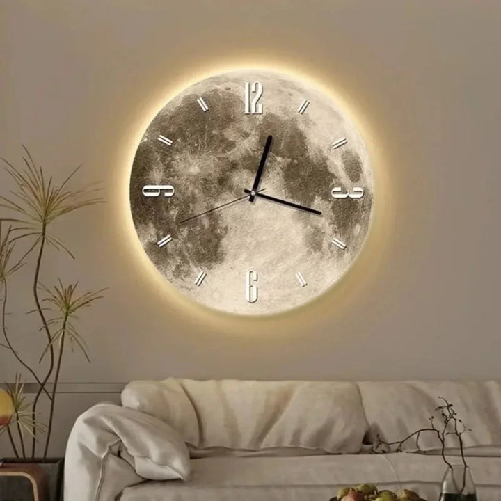 Elegancki zegar ścienny Nocne Niebo, designerski dodatek do nowoczesnego wystroju wnętrz z blaskiem.