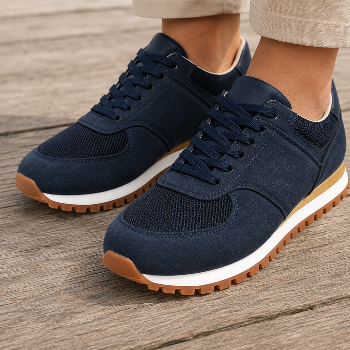 Uniseks sneakersy retro, wygodne obuwie codzienne. Idealne do miejskiego stylu.