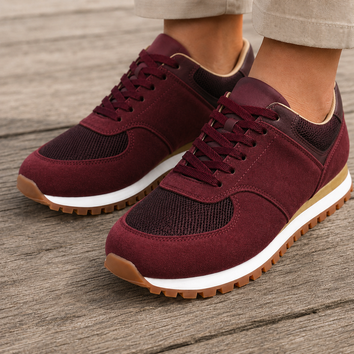 Podeszwa uniseks sneakersów retro. Antypoślizgowa i amortyzująca. Idealna do miejskiego stylu.