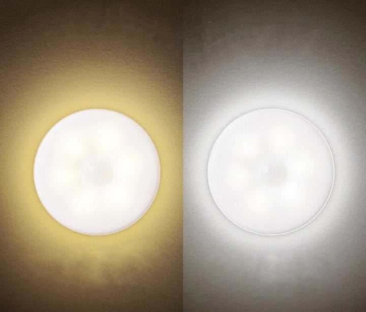 Automatyczna lampa LED MoveLight z czujnikiem ruchu. Ładowanie USB, bezprzewodowe oświetlenie domowe.