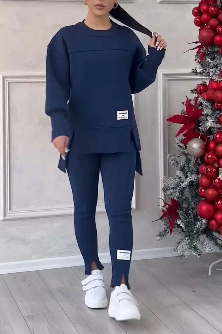 Damski elegancki dres z polaru. Miękki, wygodny i stylowy komplet odzieży do noszenia codziennie.