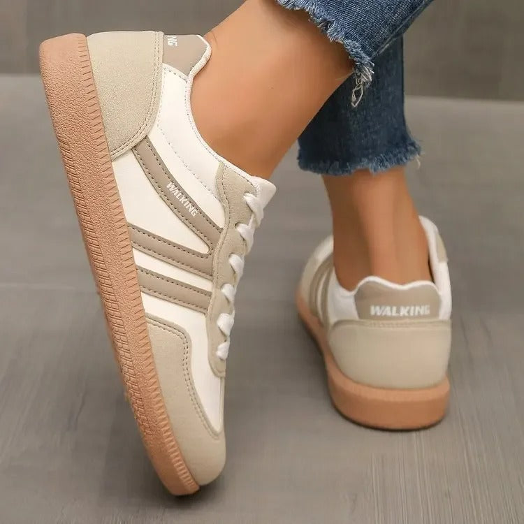 Uniwersalne damskie sneakersy na co dzień. Obuwie miejskie, pasujące do wielu stylizacji.