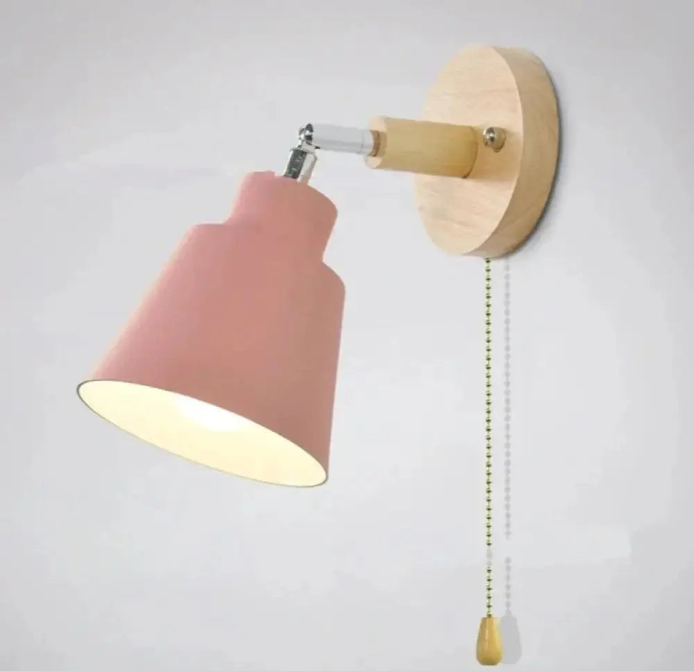 Regulowana lampa ścienna skandynawska szara, do sypialni i kącika do czytania.