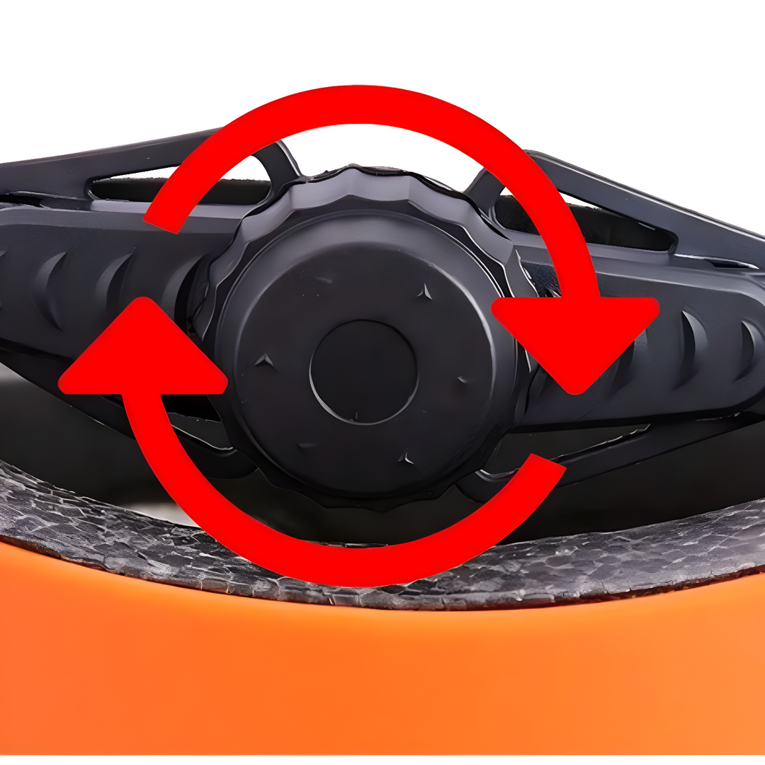 Profil kasku rowerowego SafeRide, demonstrujący aerodynamiczny kształt i wentylację.