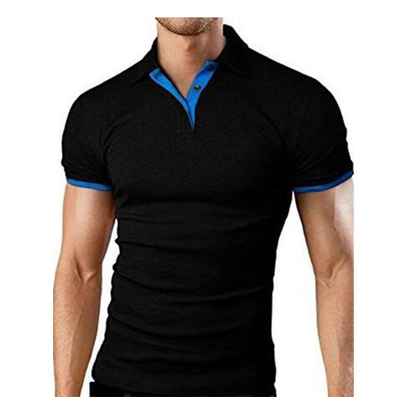 Męska koszulka polo gładka, krótki rękaw, idealna do casualowych i eleganckich stylizacji.