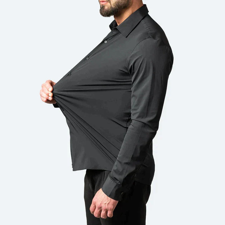 Elegancka koszula męska biznesowa stretch Comfort Lucas, zapewniająca swobodę ruchów i profesjonalny wygląd. Komfortowa.