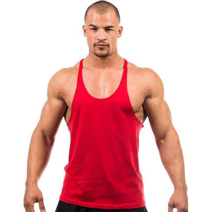 Sportowy męski tank top bez rękawów. Komfortowa koszulka idealna do aktywności fizycznej latem.
