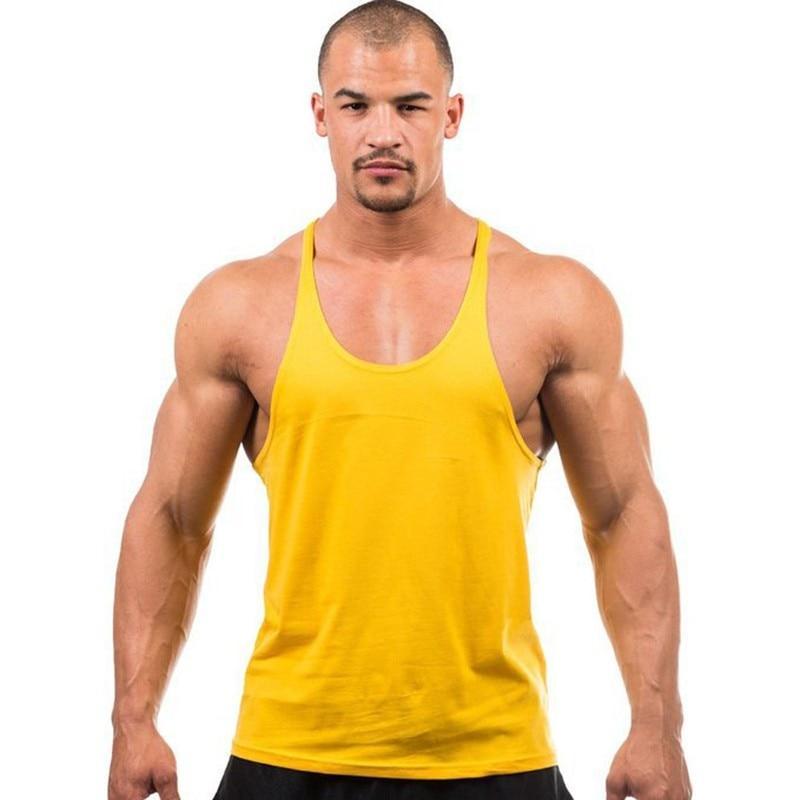 Męska koszulka bez rękawów na lato. Jednokolorowy tank top dla komfortu i stylu casual.