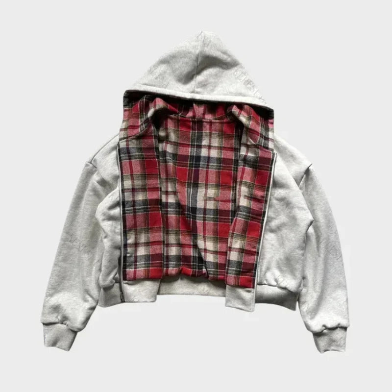 Męska bluza z kapturem, dwustronna, oversize. Must-have streetwear, wygoda i moda miejska 2w1.