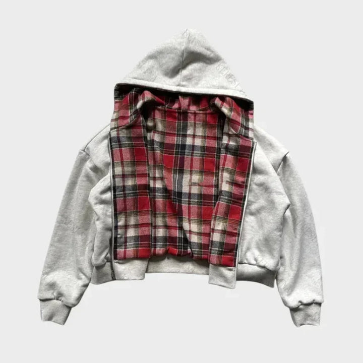Męska bluza z kapturem, dwustronna, oversize. Must-have streetwear, wygoda i moda miejska 2w1.