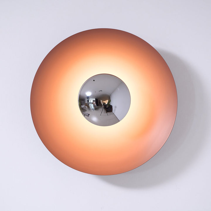 Metalowa lampa ścienna LED, okrągła, minimalistyczna, do Twojego domu.
