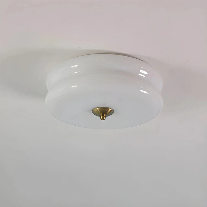 Okrągły plafon Art Deco retro, lampa sufitowa, tworząca wyjątkowy klimat.