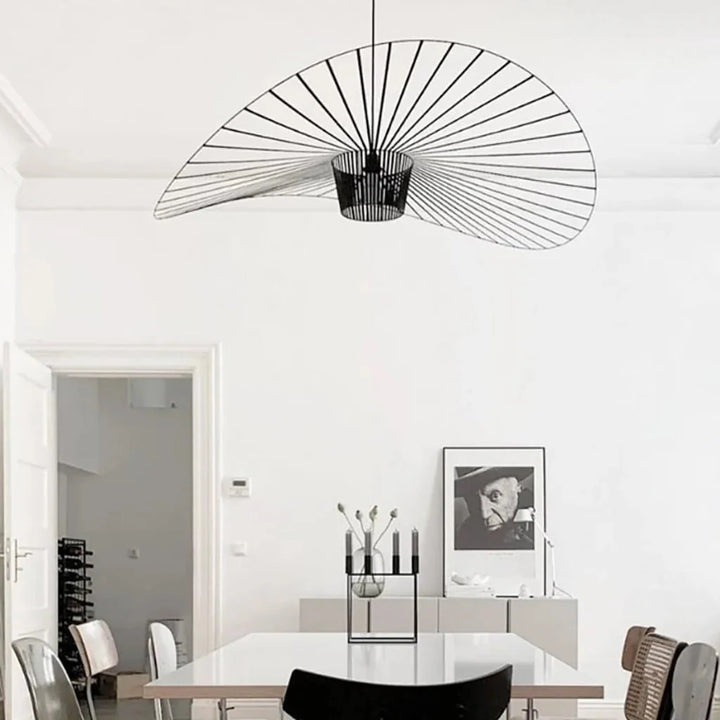 Oświetlenie sufitowe LED, lampa kapeluszowa, styl retro, do dekoracji wnętrz.