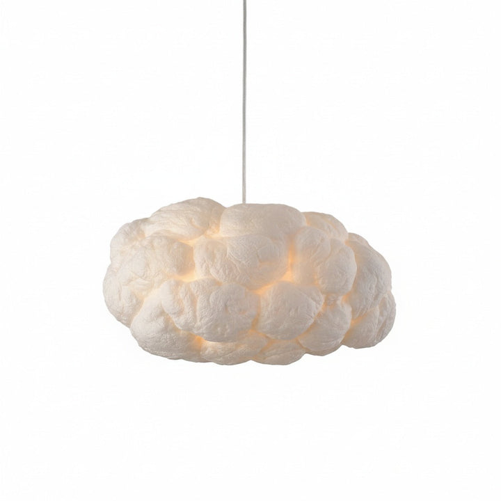Lampa wisząca skandynawska Chmura, nowoczesne oświetlenie wnętrz z regulacją wysokości.