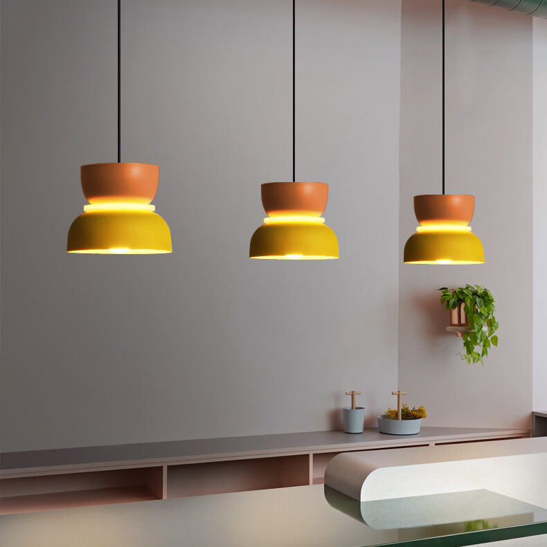 Designerska lampa wisząca Macarons, inspirowana stylem skandynawskim. Pastelowe odcienie, E27.