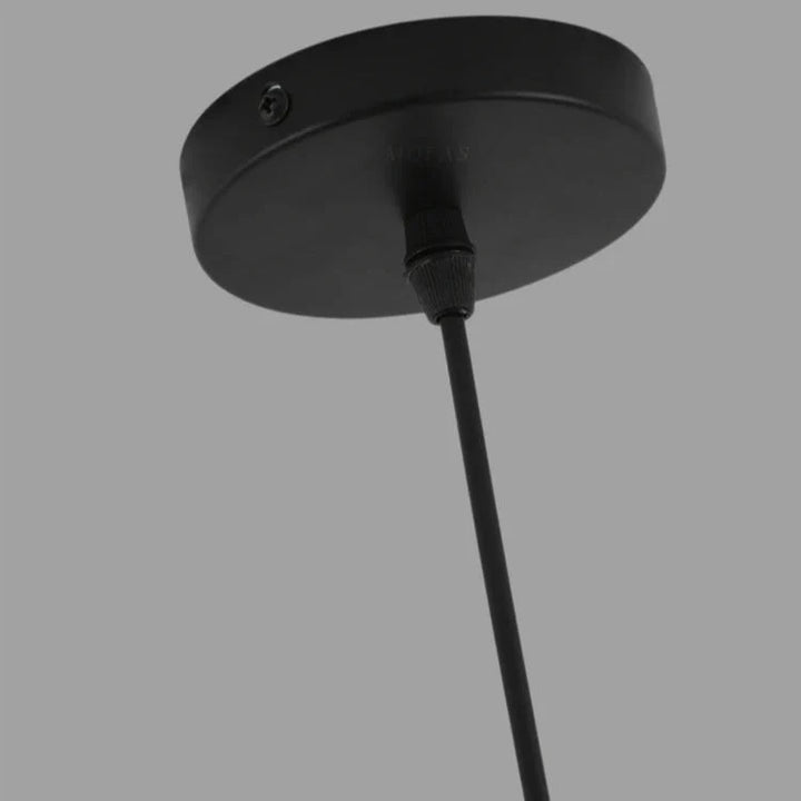 Designerska lampa wisząca, podwójny szklany klosz, szary dymiony, styl skandynawski, E27.