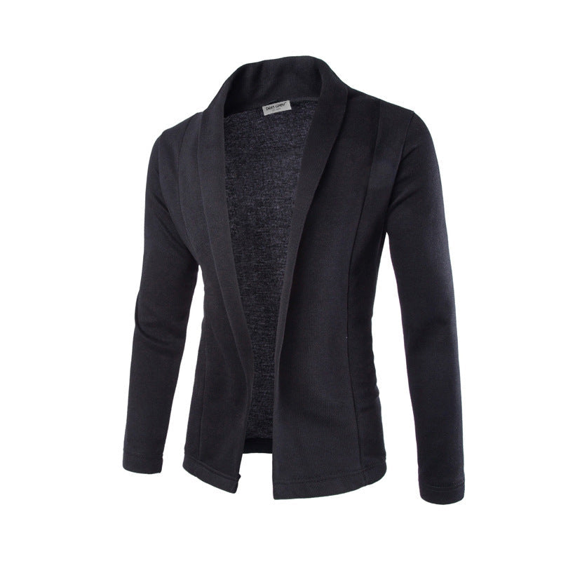 Luksusowa męska marynarka stretch Dominic. Modna odzież slim-fit dla wygody i biznesowego stylu.