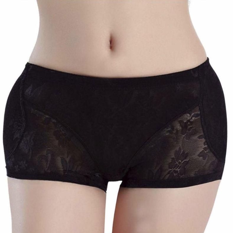 Damskie bokserki push-up z uroczym kwiatowym wzorem, idealne jako bielizna modelująca dla kobiet.