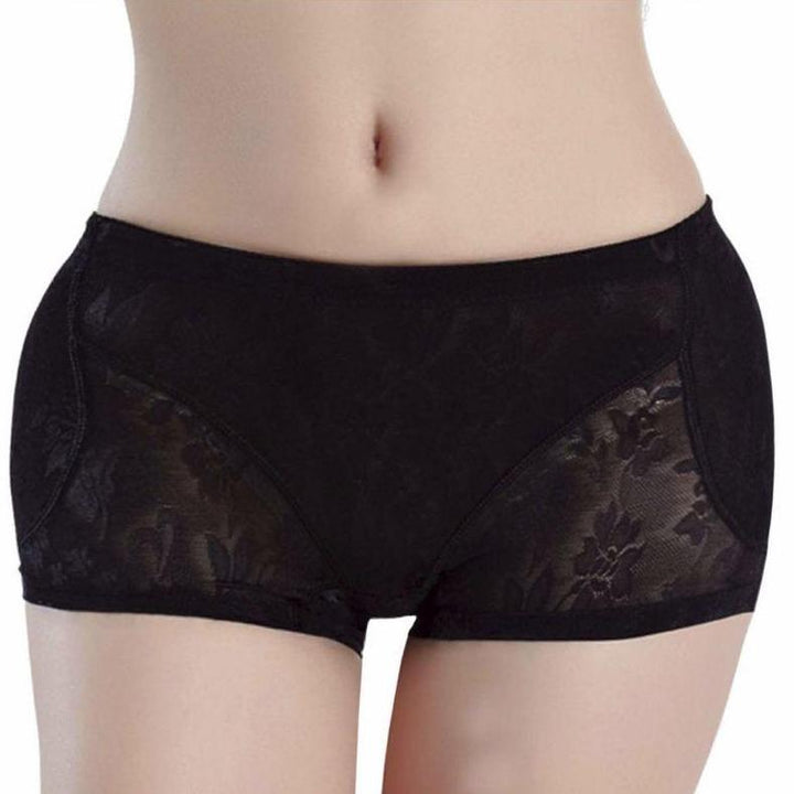 Damskie bokserki push-up z uroczym kwiatowym wzorem, idealne jako bielizna modelująca dla kobiet.