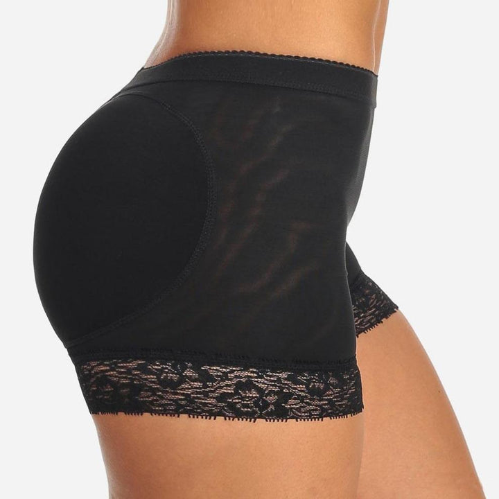 Eleganckie majtki push-up z koronką, damska bielizna modelująca z wysokim stanem, podnosząca pośladki.