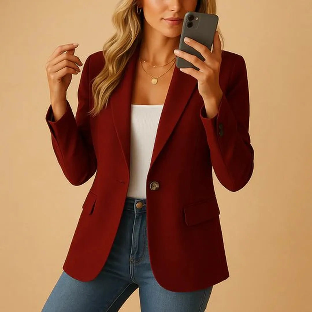 Marynarka damska elegancka, modna i stylowa. Idealna do wielu codziennych stylizacji.