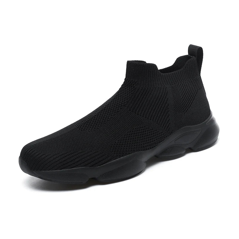 Miejski styl: męskie sneakersy za kostkę, szare, casualowe, świetne na co dzień.