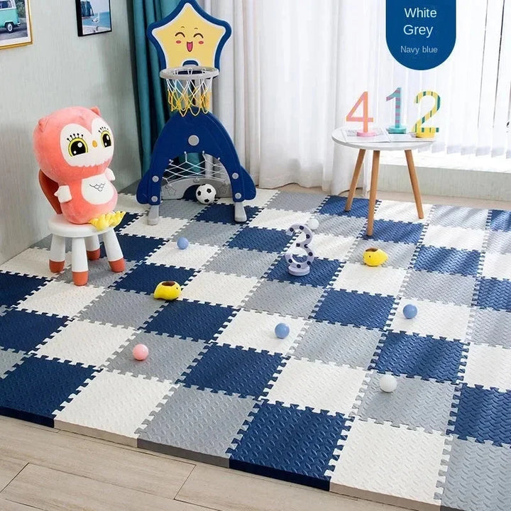 Zestaw mat piankowych puzzle dla dzieci, stymulujący rozwój i kreatywną zabawę.