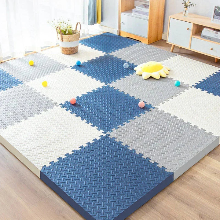 Modułowa mata piankowa puzzle, łatwa do złożenia, do bezpiecznej przestrzeni zabaw.