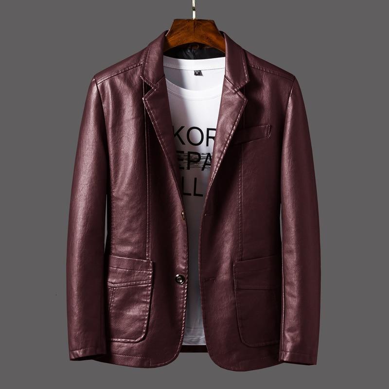 Brązowa męska marynarka skórzana Leonardo. Klasyczny blazer męski, doskonały do stylizacji casualowych i formalnych.