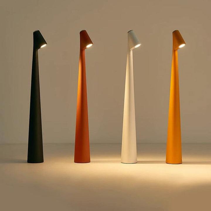Minimalistyczna bezprzewodowa lampa LED nastrojowa NordicLite, idealna dekoracja stołowa do nowoczesnego wnętrza.