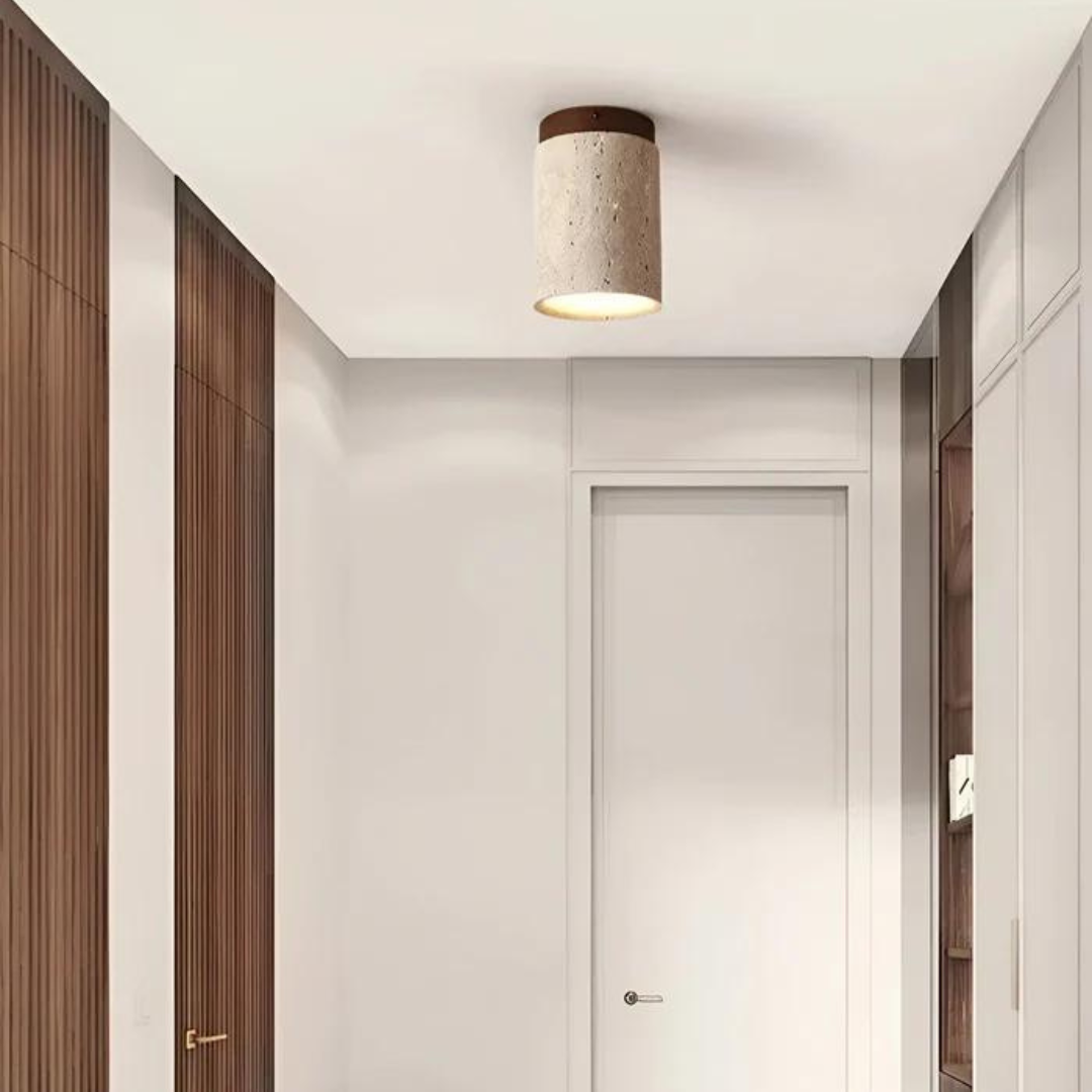 Energooszczędna lampa sufitowa LED ZenLight, okrągła. Idealne oświetlenie wnętrza w japońskim stylu.