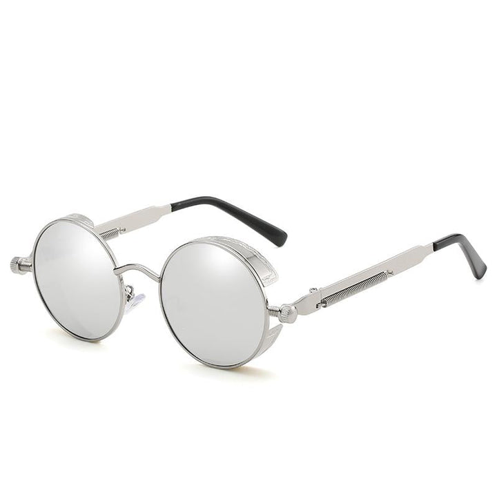Stylowe okulary przeciwsłoneczne Savino vintage. Ochrona UV400 i polaryzacja na upalne dni.