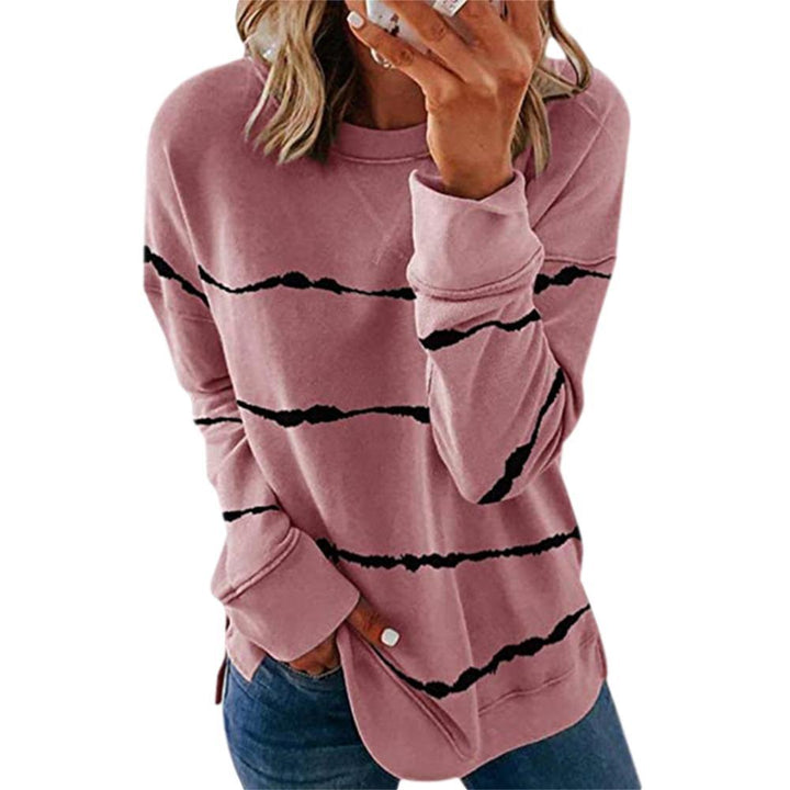 Casualowa damska bluza nierozpinana w paski, połączenie wygody i modnego designu. Idealna do miejskich stylizacji.