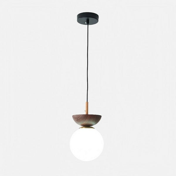 Skandynawska lampa sufitowa, drewniana. Idealna do nowoczesnych wnętrz, salonu, sypialni.