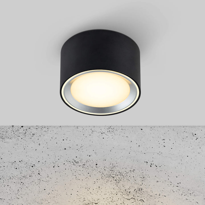 Minimalistyczna lampa sufitowa LED Moodmaker, nowoczesne oświetlenie wnętrz, ściemnialna.