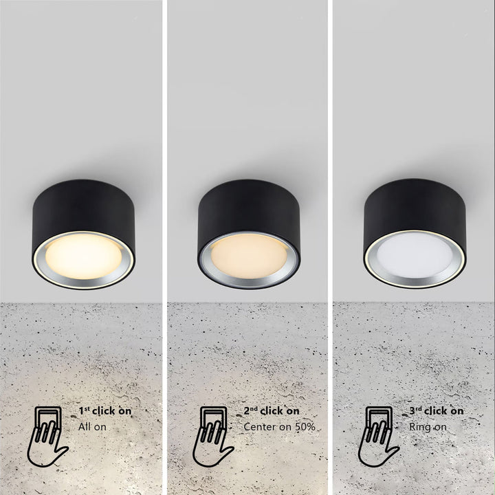 Minimalistyczna dekoracyjna lampa sufitowa LED, nowoczesne oświetlenie wnętrz Moodmaker.