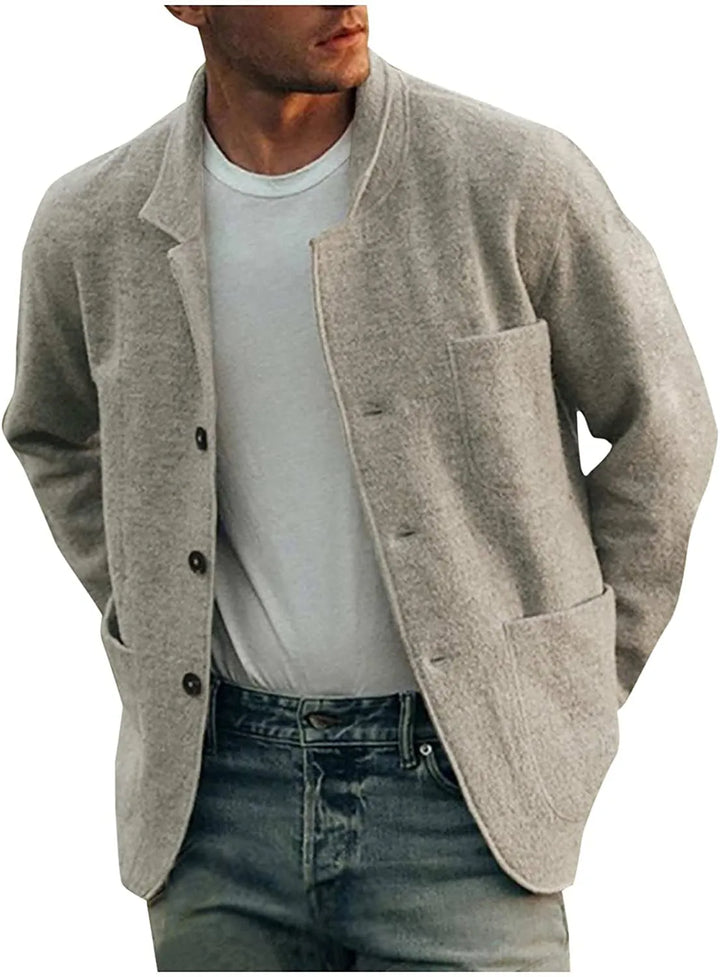 Modna marynarka Aiden, męska. Klasyczny wygląd, wygoda noszenia. Elegancki smart casual na wiosnę.