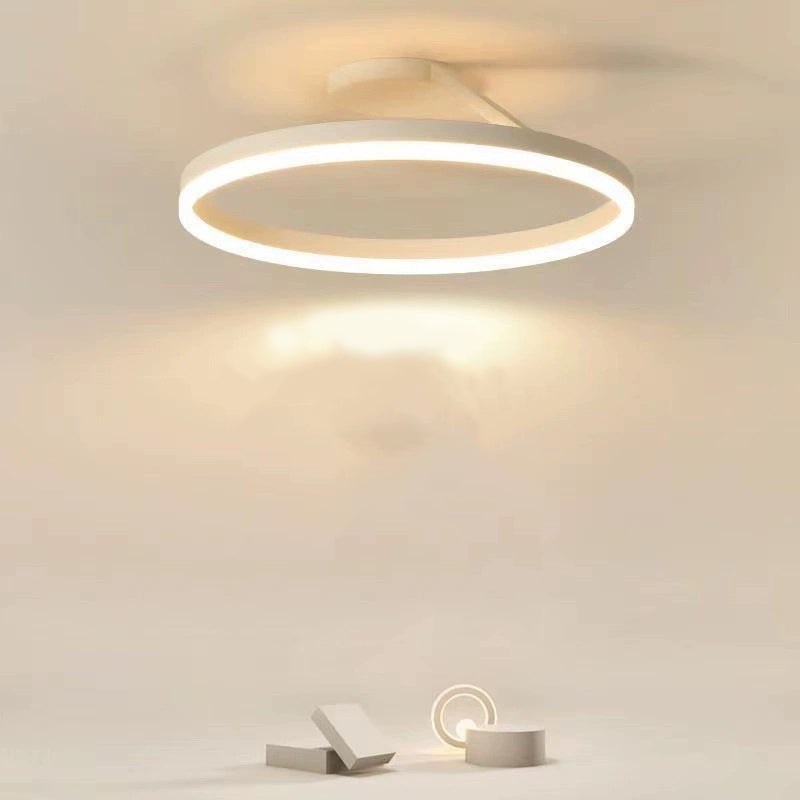 Lampa sufitowa LED Luminara do sypialni, nowoczesne oświetlenie, czarny mat.