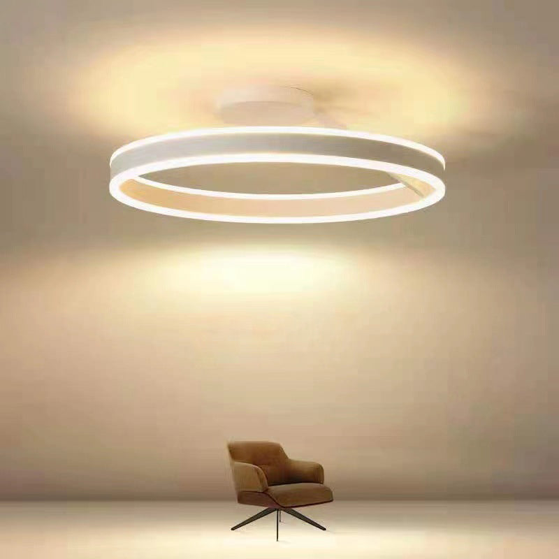 Lampa LED Luminara, czarna, stylowa lampa sufitowa do salonu, nowoczesny design.